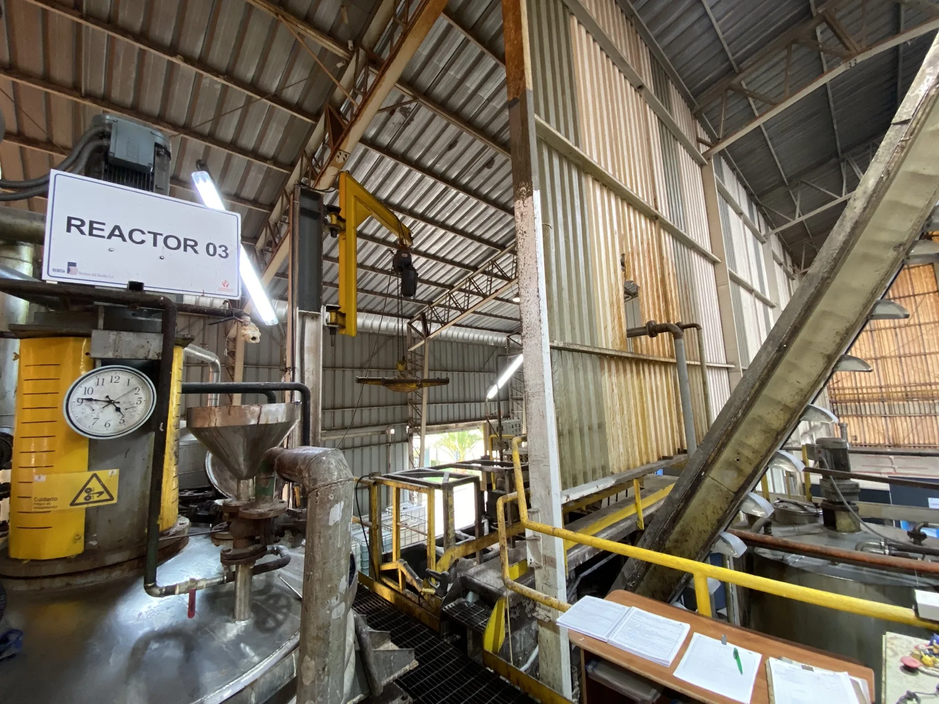 Reactor 03 planta química REBISA
